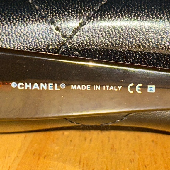 Gorgeous Authentic Chanel Sunglasses w/strass(none missing)embellished logo arms - Picture 15 of 16